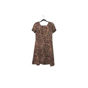 Vintage Leopard Print Dress